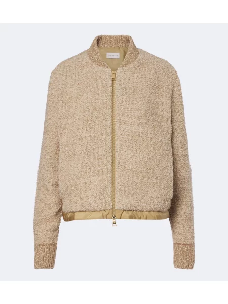 Kardigán Moncler béžová