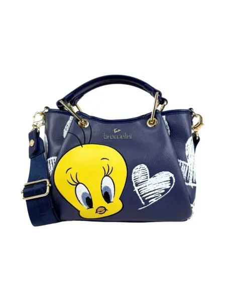 Torebka Braccialini niebieska