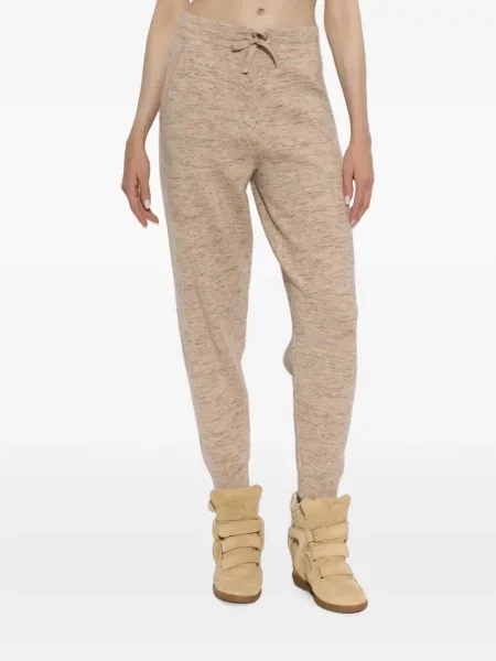 Pantaloni Marant Etoile alergare cu cordon roz