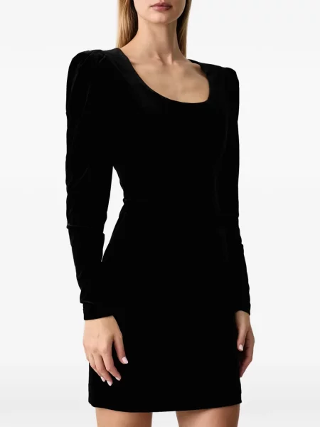 Rochie mini Silvian Heach de catifea negru
