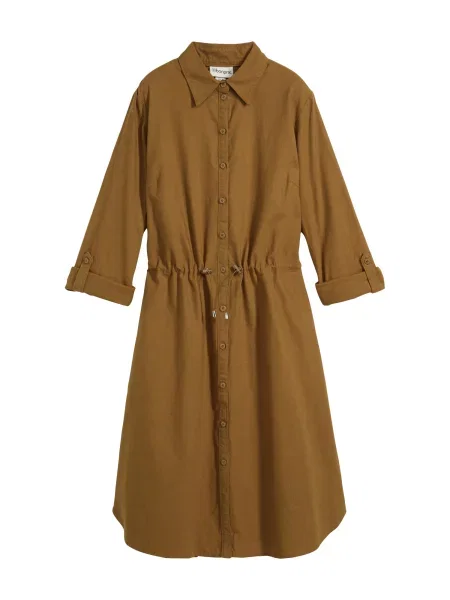 Bonprix Rochie tip bluză sepie