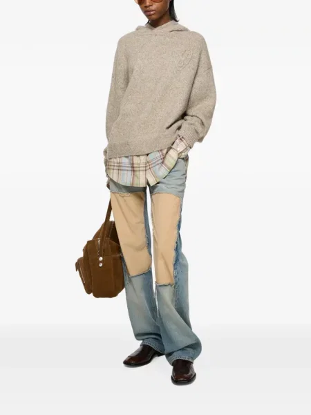 Hanorac cu glugă Acne Studios tricotate