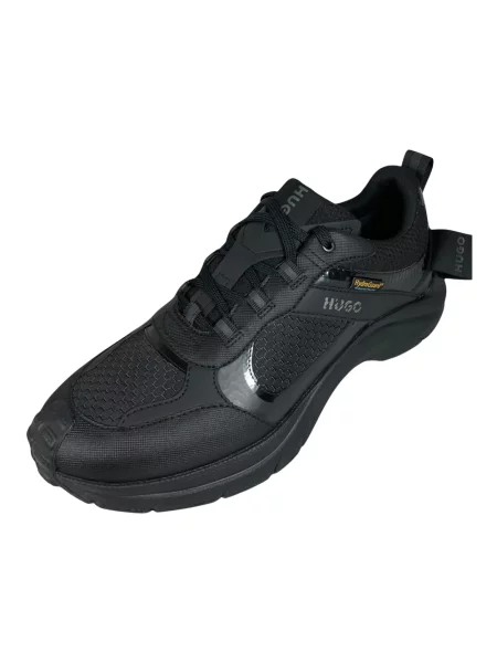 Sneakersy Hugo skórzane czarne