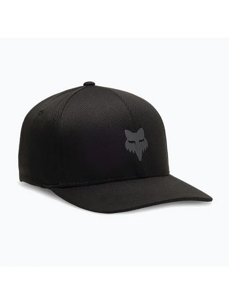 Férfi Fox Racing Fox Head Tech Flexfit sapka fekete/szénsárga. Méret: L-XL fekete