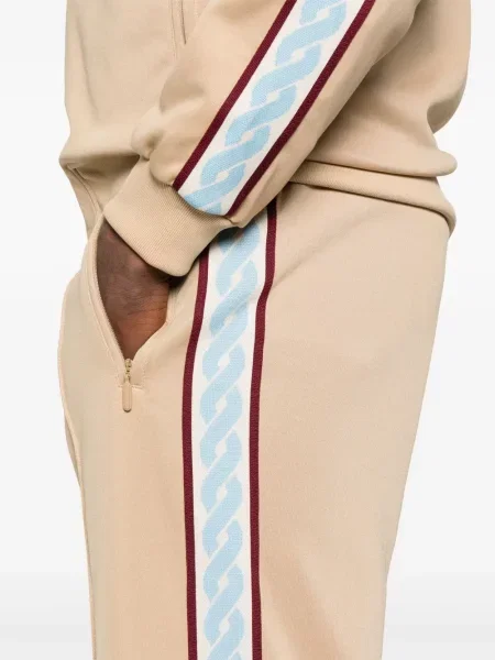 Pantaloni Drole De Monsieur cu dungi alergare