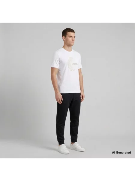 Tricou Armani Exchange alb