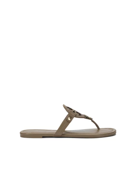 Sandały Tory Burch brązowe
