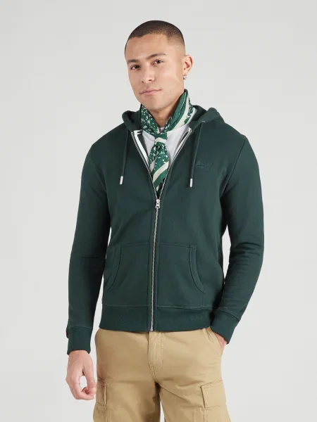 Superdry & Co Hanorac Essential smarald verde