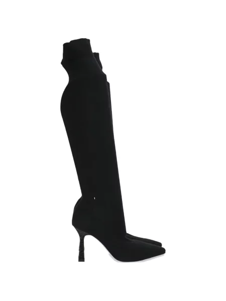 Botine Rene Caovilla tricotate negru