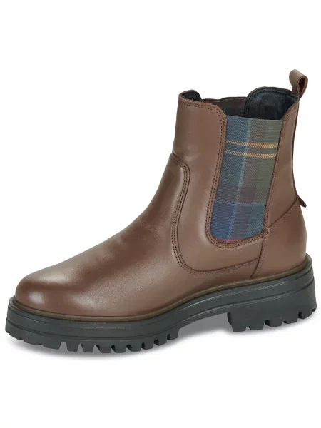 Chelsea boots Barbour hnedá
