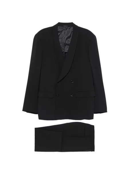 Costum Giorgio Armani cu două rânduri de nasturi albastru