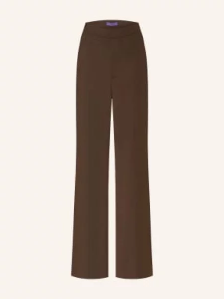Ralph Lauren Collection Marlene Kalhoty Dean tmavě hnědá