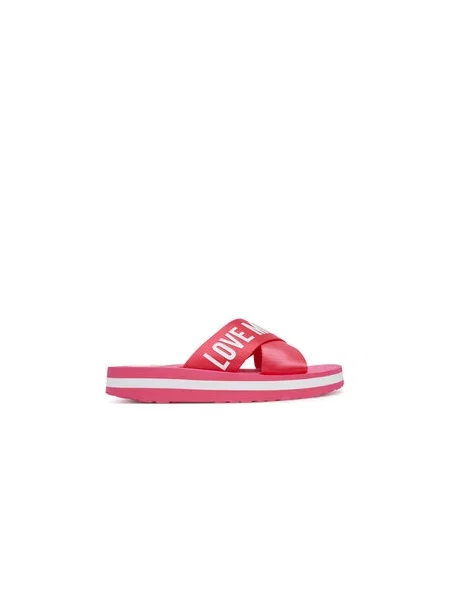 Pantofle Love Moschino růžové