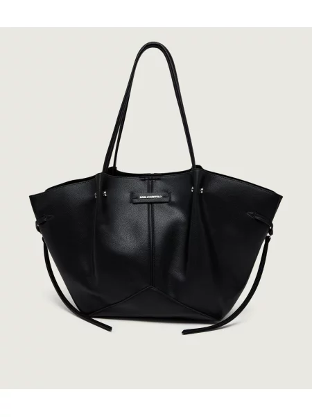 Karl Lagerfeld geantă tote pentru femei cu imitație de piele negru