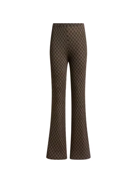 Jacquard nadrág Etro barna
