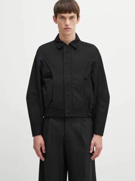 Bunda s příměsí vlny Ader Error JACKET černá