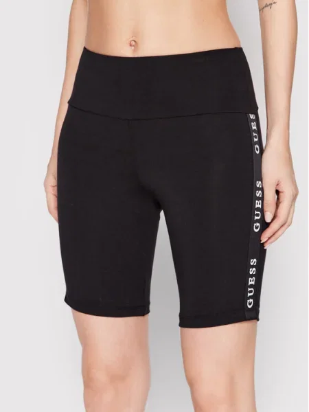 Guess Pantaloni scurți ciclism negru
