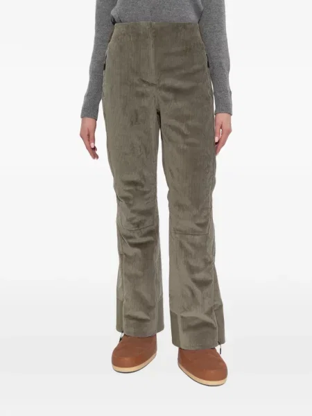 Jeździć na nartach spodnie dresowe Sease sztruksowe zielone