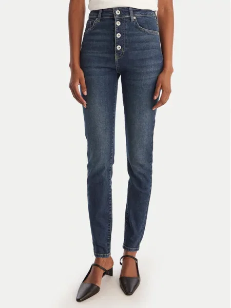 Karl Lagerfeld Jeans Jeansy Granatowy Skinny Fit