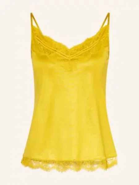 Koszulka Mey koronkowa złota