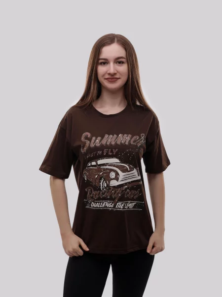 Футболка Lumo коричневая