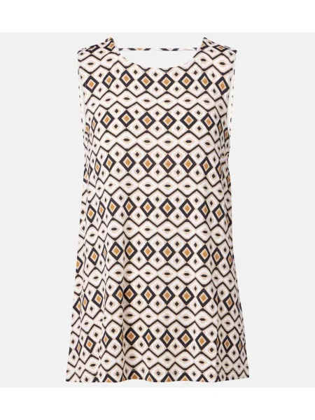 Top Max Mara cu imagine din jerseu
