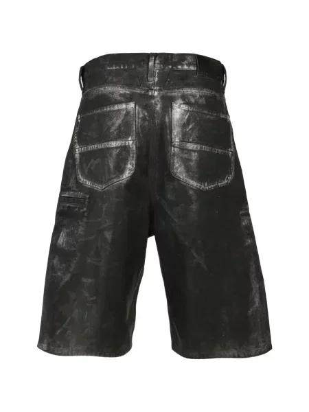 Pantaloni scurți din denim Breath negru