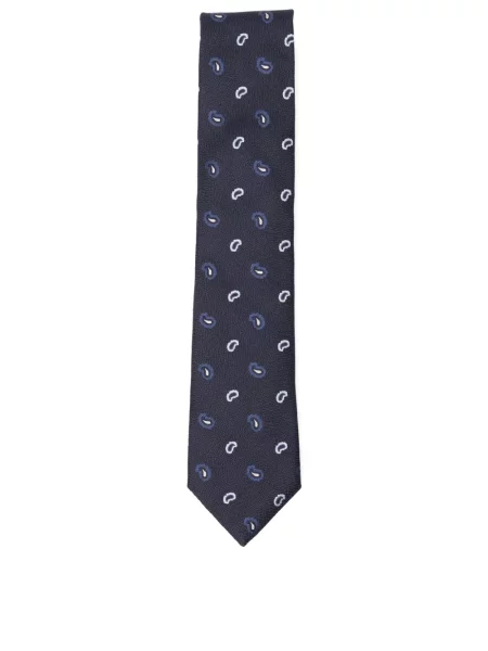 Cravată Zegna de mătase albastru