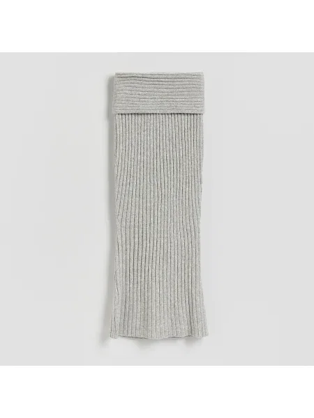 Reserved Csíkos szoknya világos szürke