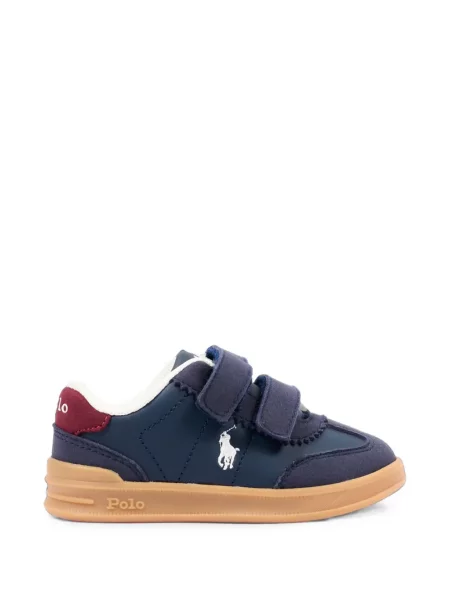 Sneakersy dziecięce Polo Ralph Lauren niebieskie