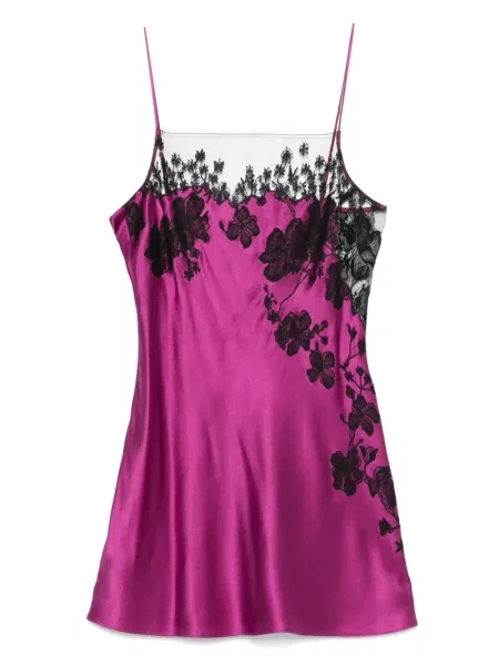 Rochie Carine Gilson din dantelă de costum violet