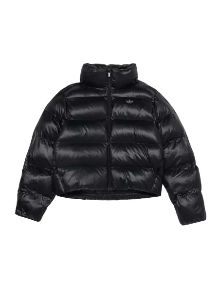 Adidas Originals Prošívaná Bunda / šedá černá