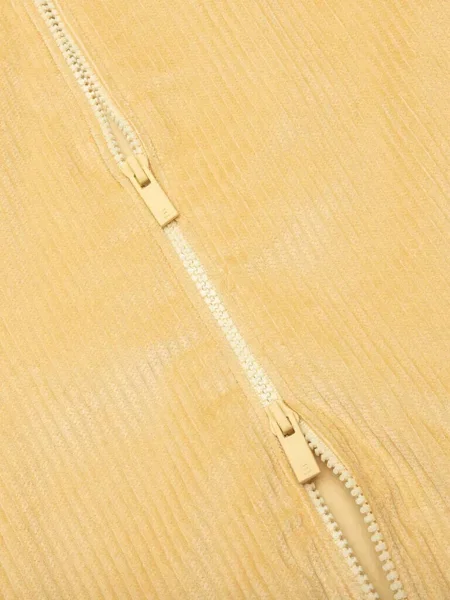 Риза с яке Fear Of God Essentials от рипсено кадифе жълто