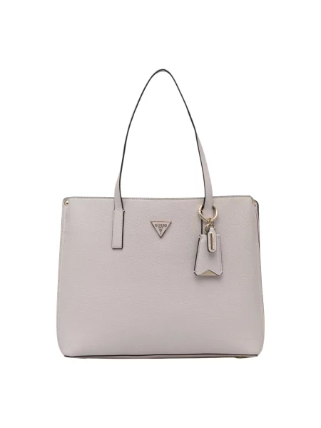 Shopperka Guess skórzana biała