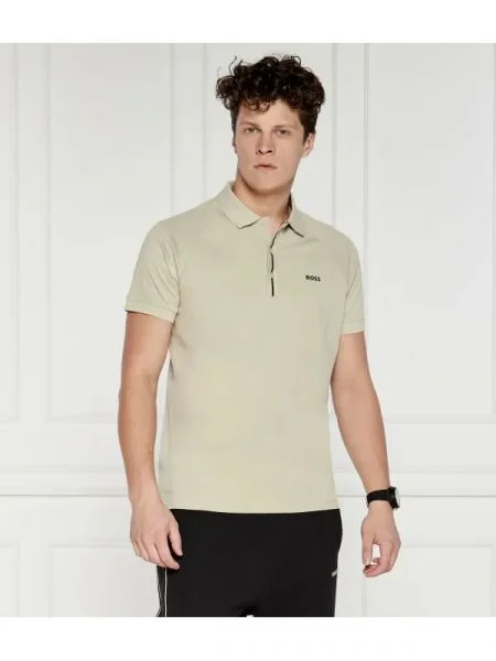 BOSS GREEN Polo Paddy 2 | stretch verde