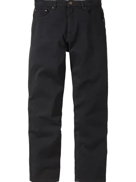 Klasyczne jeansy ze stretchem classic fit straight czarne