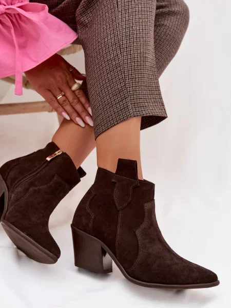 Kavbojski škornji Zazoo rjava