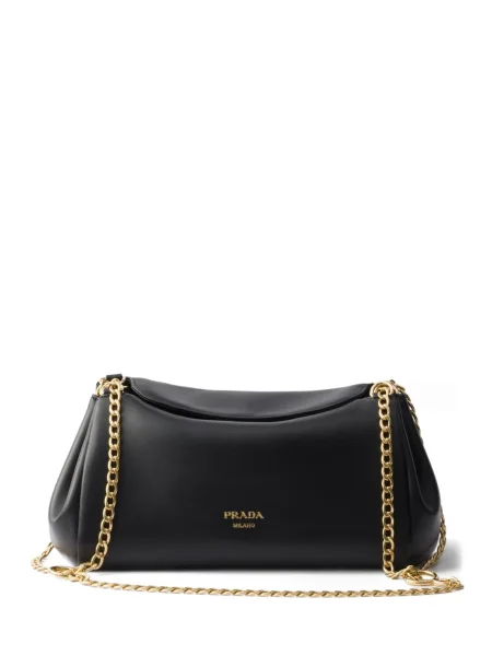 Colier Prada din piele negru