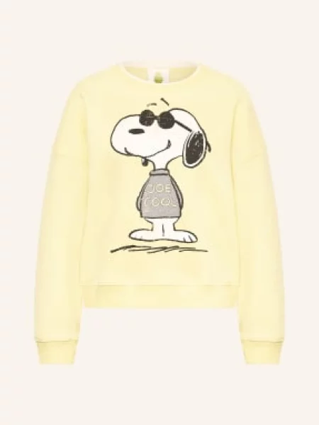Princess Goes Hollywood Bluza Z Kamieniami Ozdobnymi gelb biała
