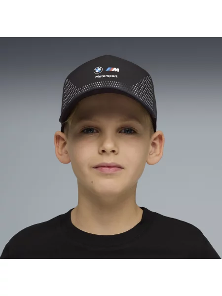 PUMA Młodzieżowa czapka z daszkiem BMW M MOTORSPORT Akcesoria czarny