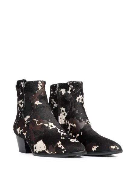 Botine Ash evazate negru