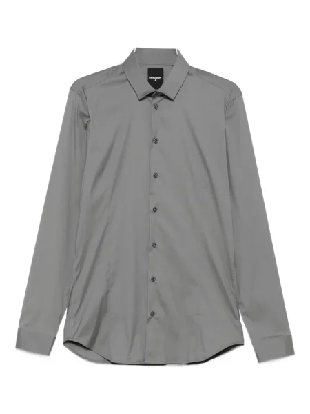 Риза Patrizia Pepe поплин сиво