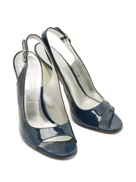 Sandale Casadei din piele slingback albastru
