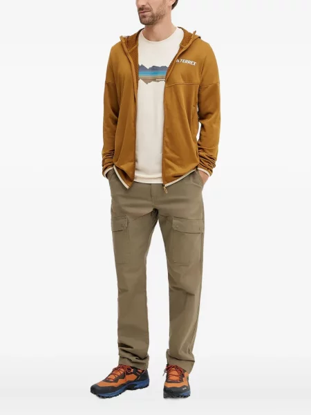 Top Adidas z autografem garniturowy w kwiatki czarny