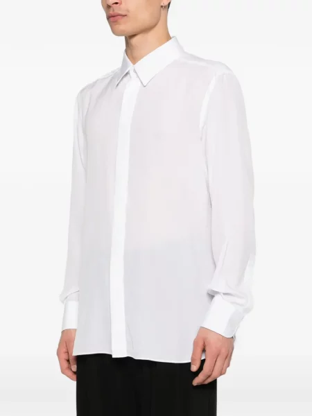 Gulerat cămașă Tom Ford alb