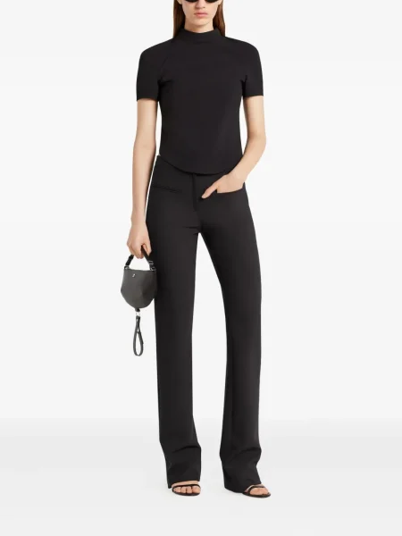 Tricou Courreges scurt negru