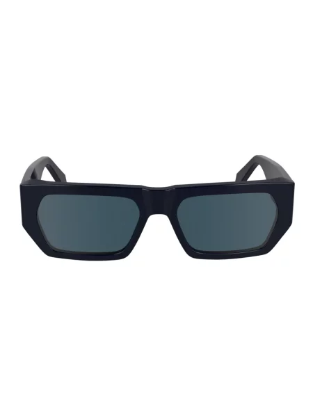 Okulary przeciwsłoneczne Calvin Klein niebieskie