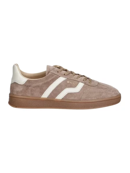Sneakersy Gant skórzane brązowe