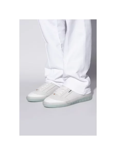 Sneakersy Casablanca skórzane beżowe