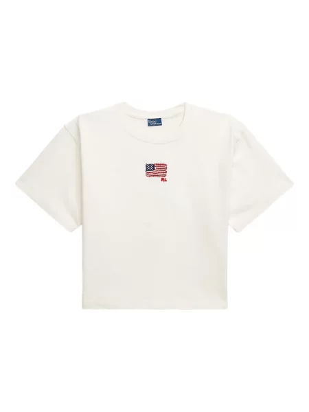 Tricou Polo Ralph Lauren de in scurt cu imagine albastru